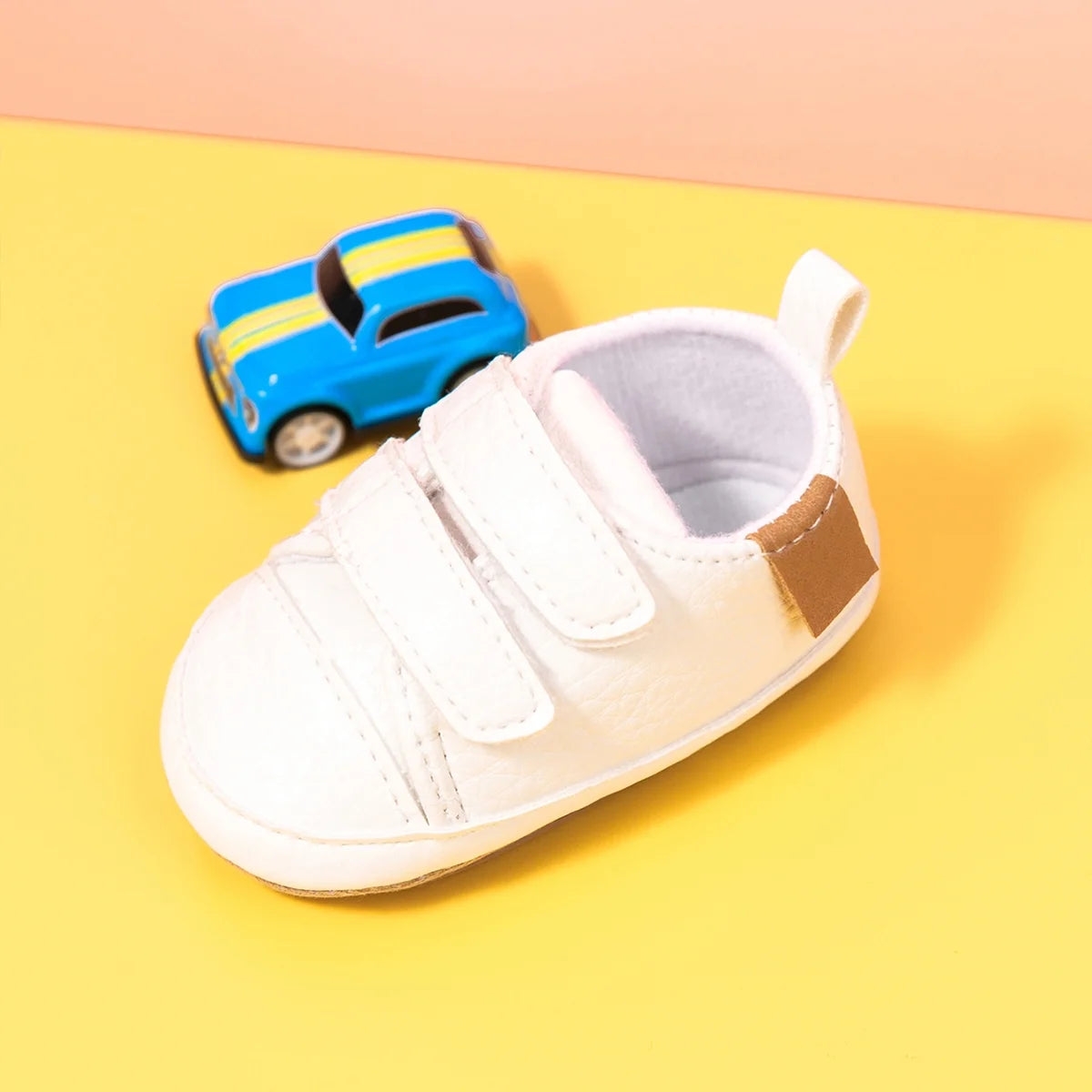 Baby Boys Girls Shoes High-Top Ankle Sneakers Toddler Soft Rubber Sole Infant Crib Shoes 0-18 Months